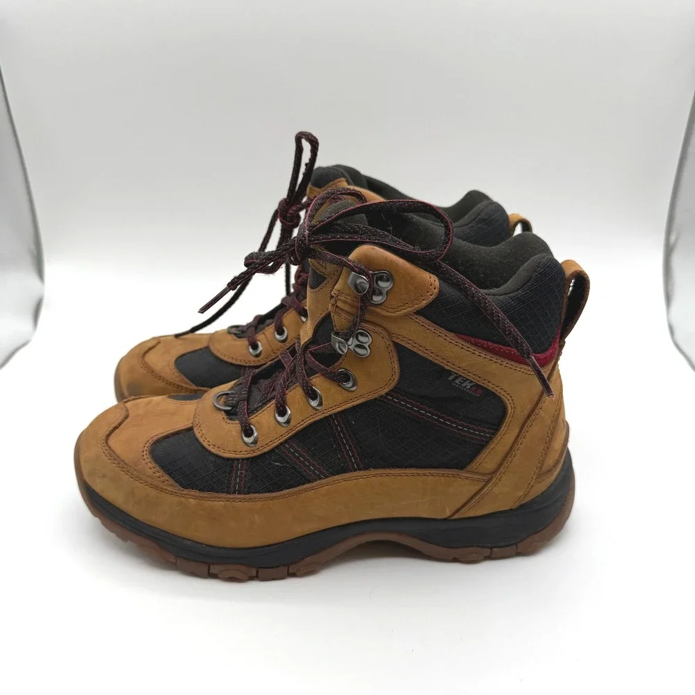 L.L. Bean Snow‎ Sneakers Mens 8 Brown Waterproof Insulated Hiking Winter Boots